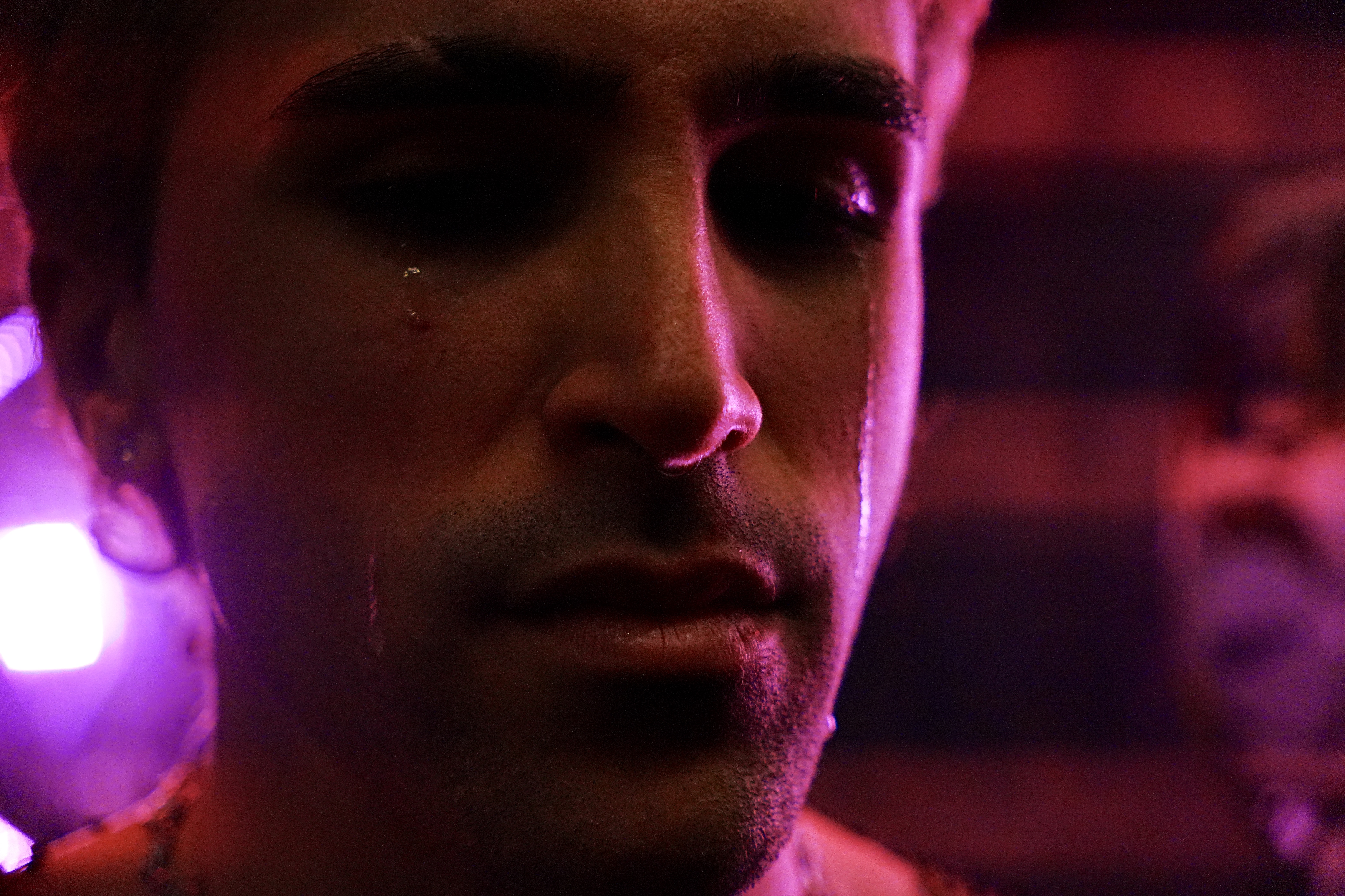 Silver Omen music video shoot - performance shot
